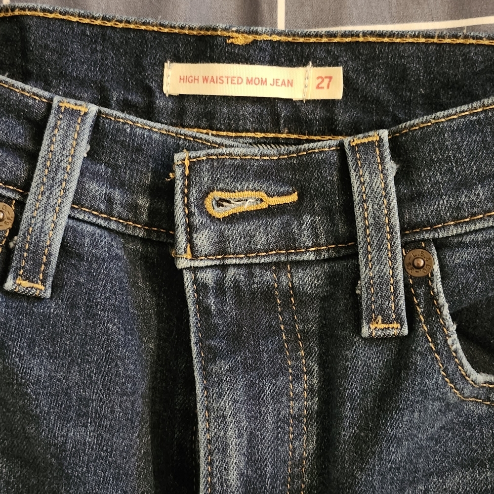High waisted mom jeans